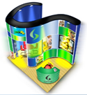 trade show stall