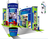 exhibition stall foor bank