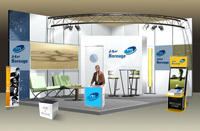 exhibition stall 3d